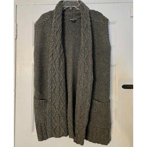 Eddie Bauer Green Heather Sweater Vest, Size XL